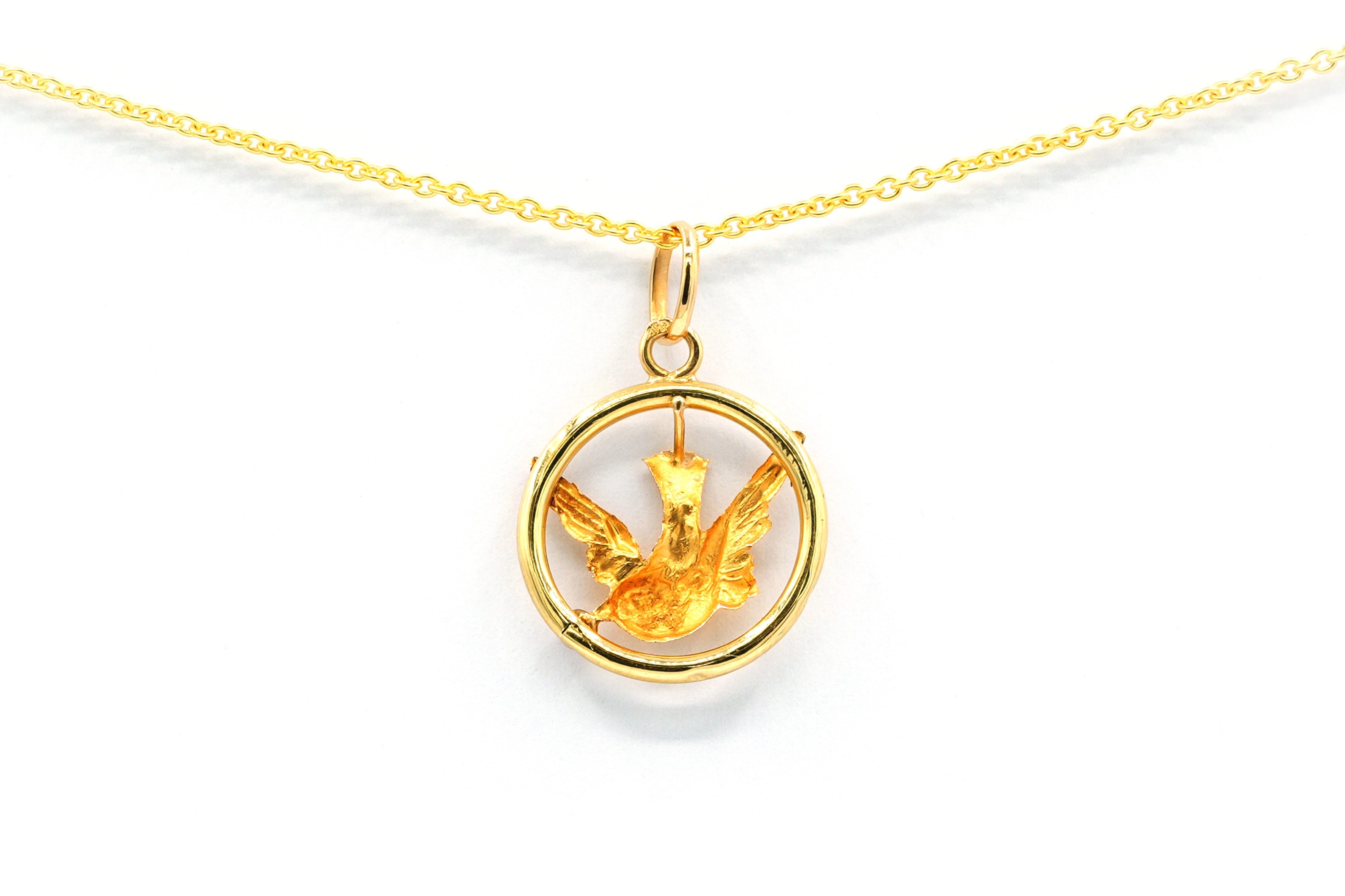 Pendentif Napoléon III en or jaune 18 carats serti d'une perle - - 4