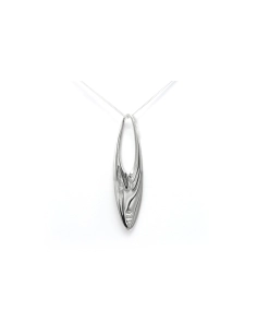 Pendentif contemporain en argent 825 signé Georg Jensen