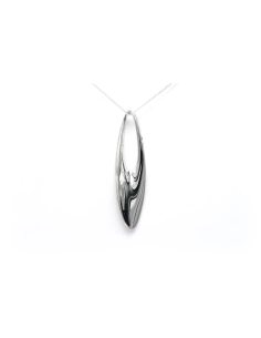 Pendentif contemporain en argent 825 signé Georg Jensen