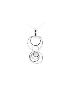 Pendentif contemporain en argent 925