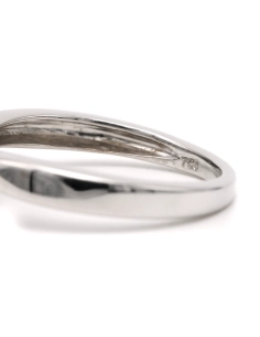 Bague contemporaine en or blanc 18 carats sertie de diamants "taille" brillant (+-0.21ct) - - 7