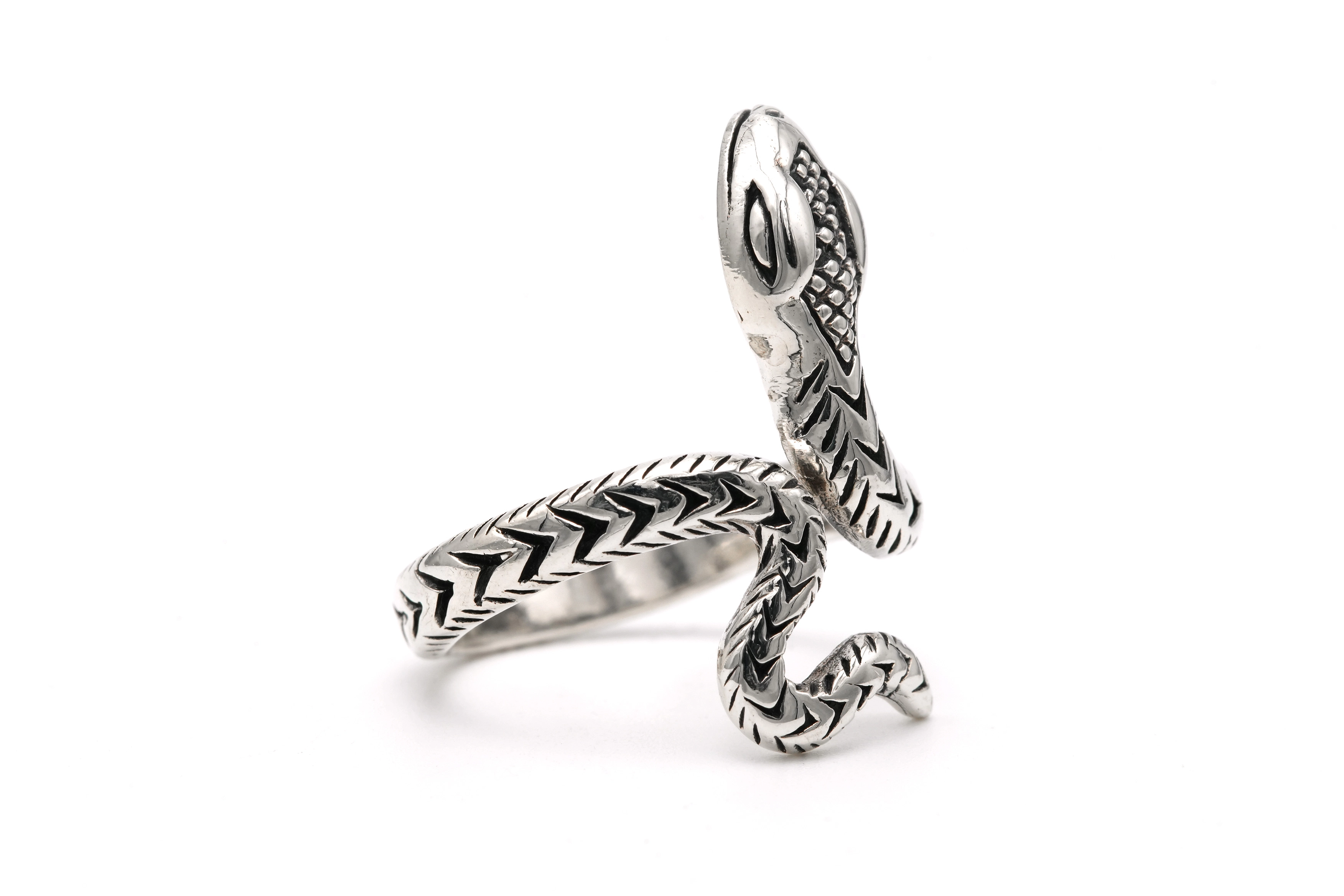 Bague "serpent" contemporaine en argent 925 - - 6