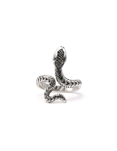 Bague "serpent" contemporaine en argent 925 - - 1