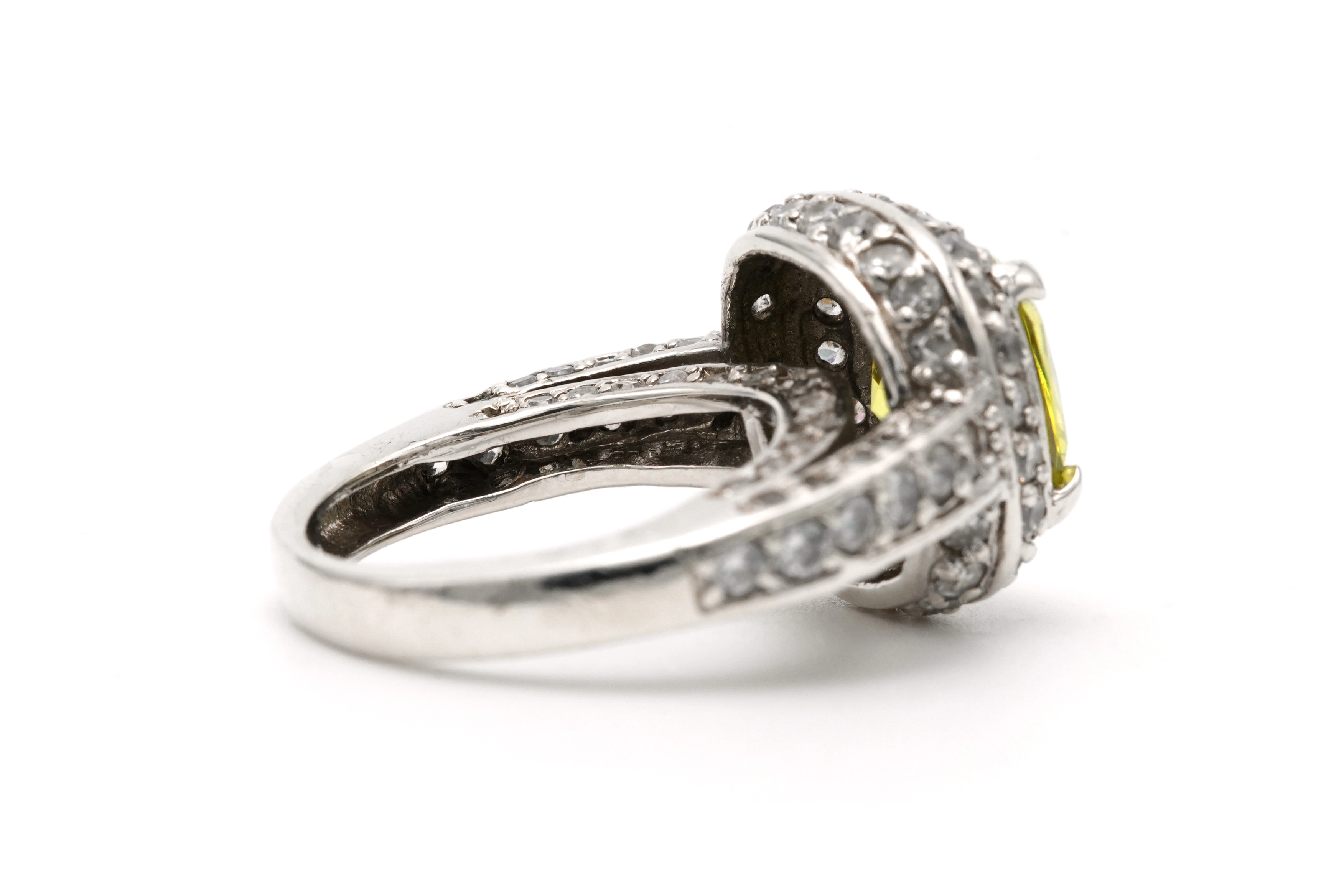 Bague contemporaine en argent 925 sertie de zirconiums - - 5