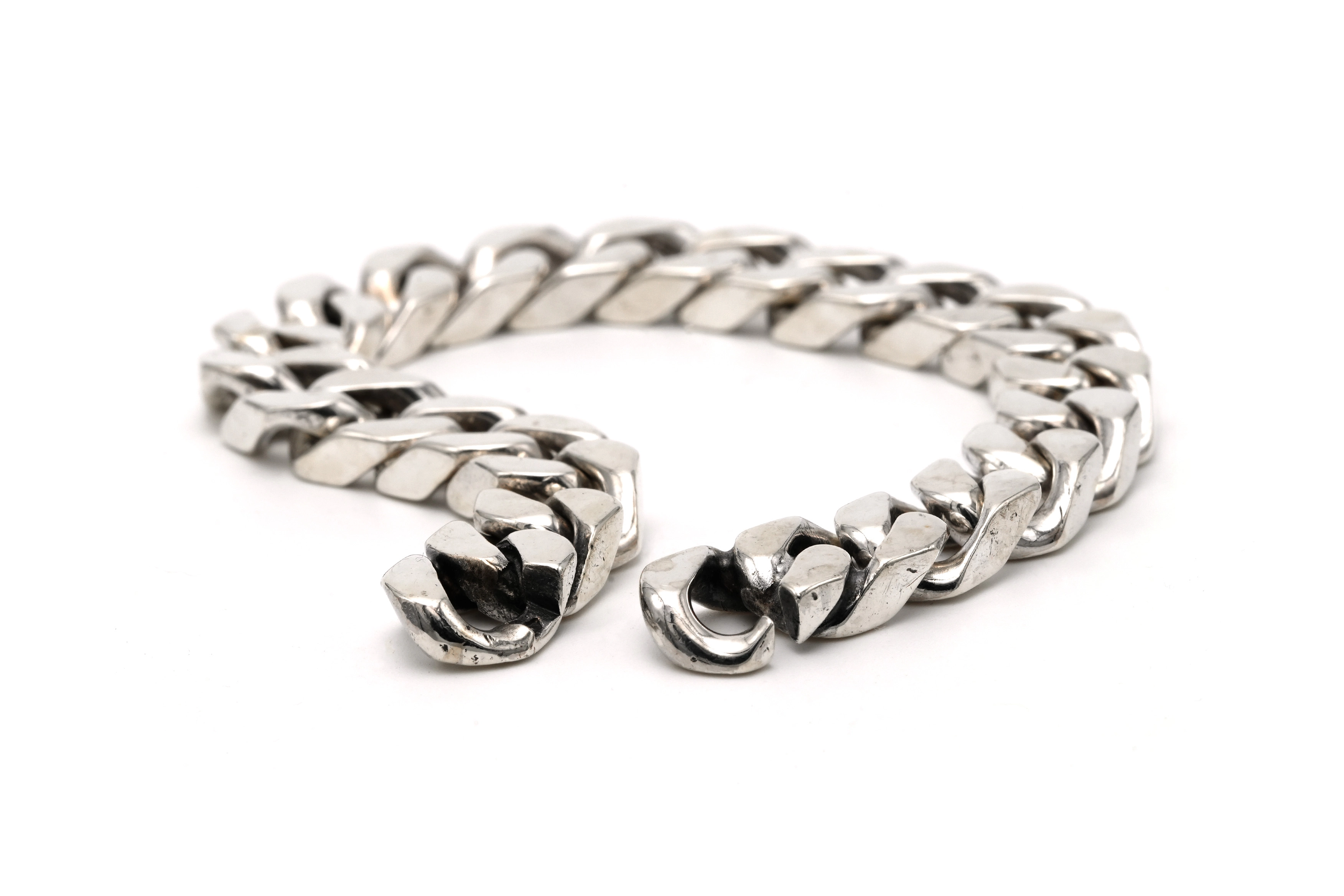 Bracelet contemporain en argent 800