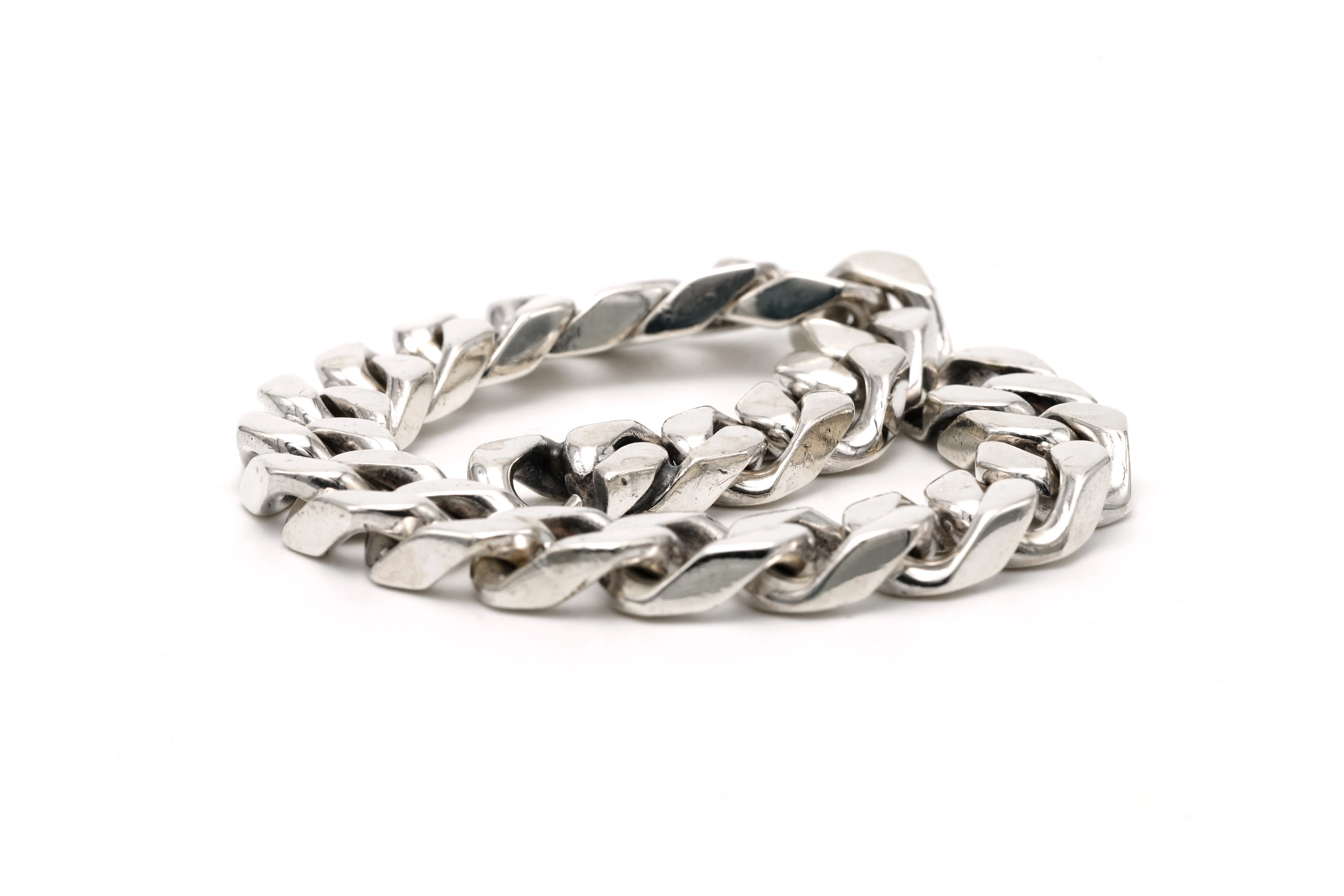 Bracelet contemporain en argent 800