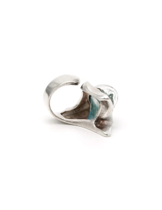 Bague "Lapponia" Années 70 en argent 925 sertie de cristal