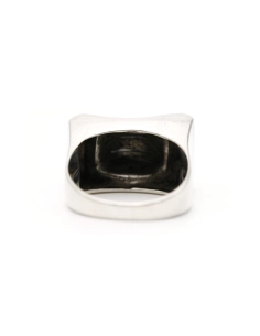 Bague Art Déco en argent sertie de marcassites - - 4