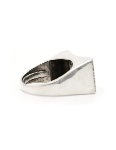 Bague Art Déco en argent sertie de marcassites - - 5
