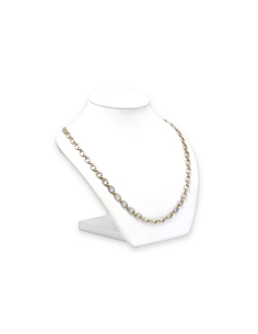 Collier Cartier Années 70 en acier et or jaune 18 carats