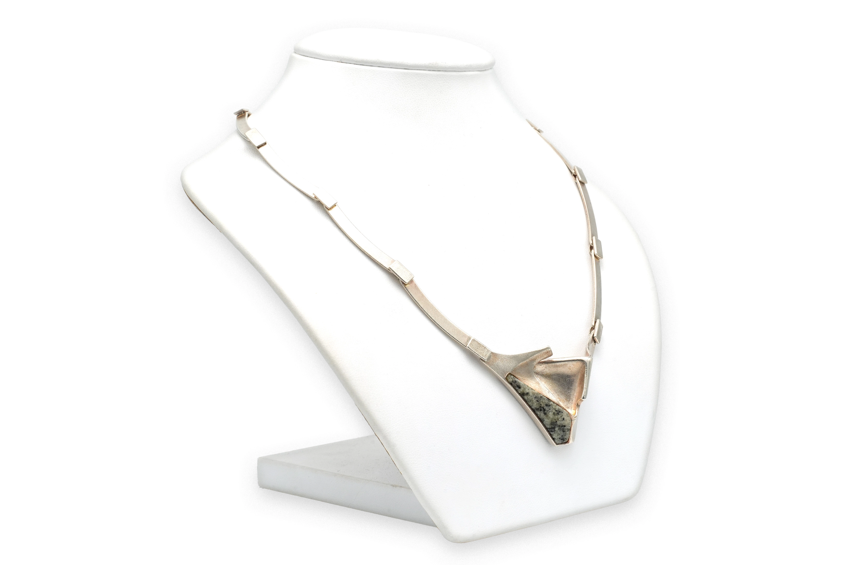 Collier contemporain en argent 925 "lapponia"