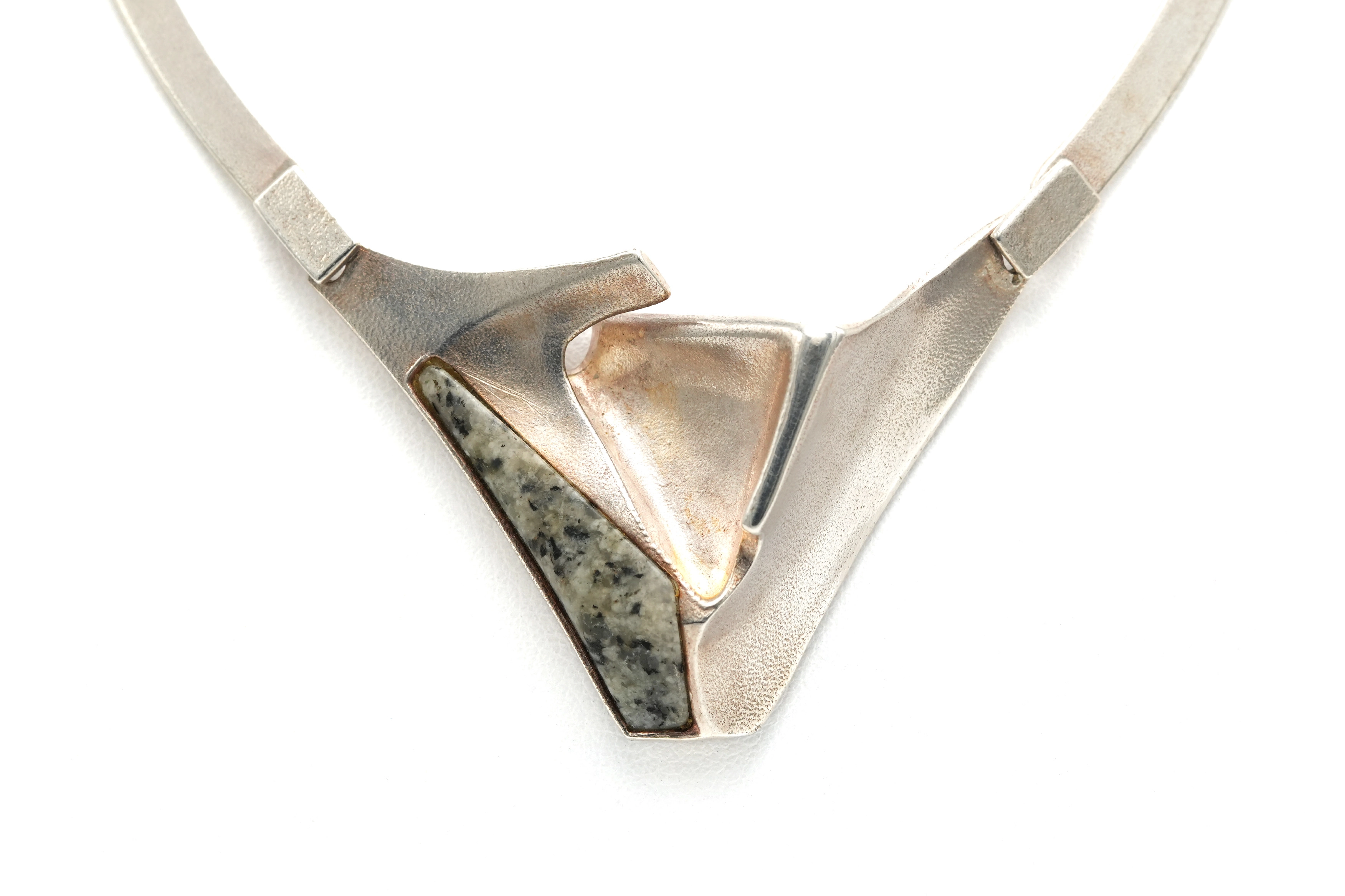 Collier contemporain en argent 925 "lapponia"