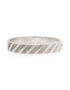 Bracelet Art Déco en argent - - 3
