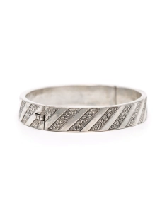 Bracelet Art Déco en argent - - 2