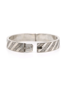 Bracelet Art Déco en argent - - 5
