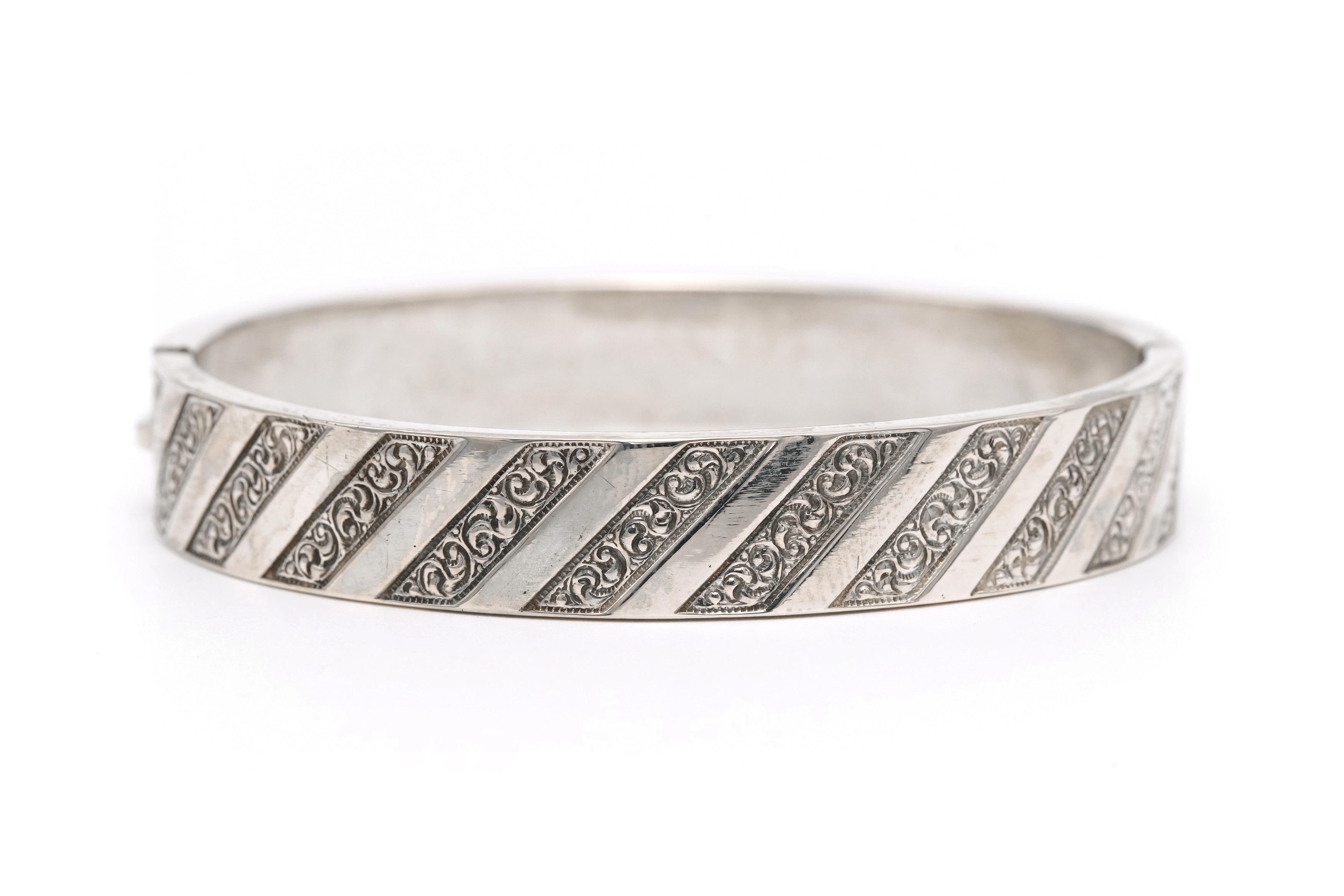 Bracelet Art Déco en argent - - 1