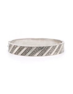 Bracelet Art Déco en argent - - 1