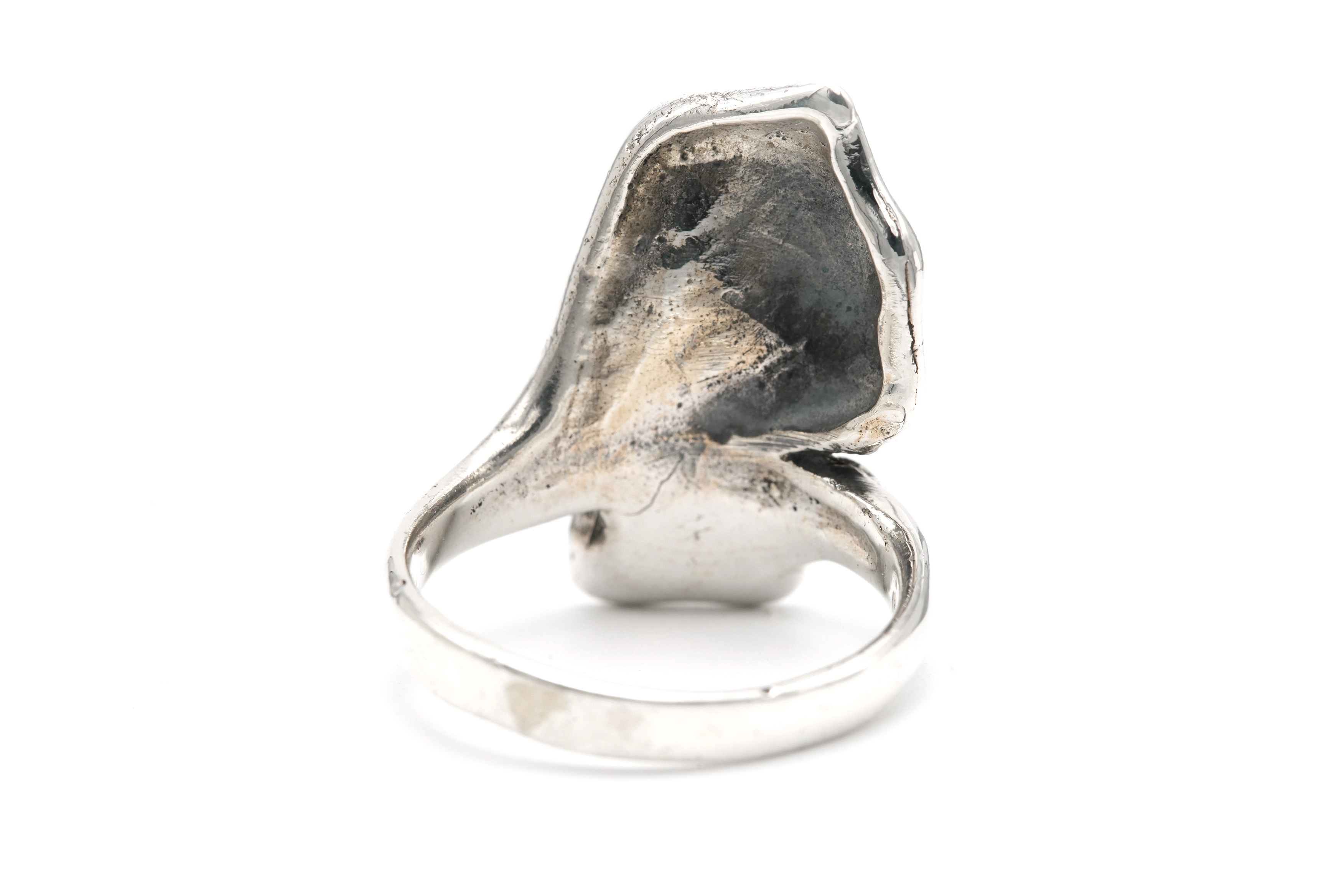 Bague contemporaine en argent 925