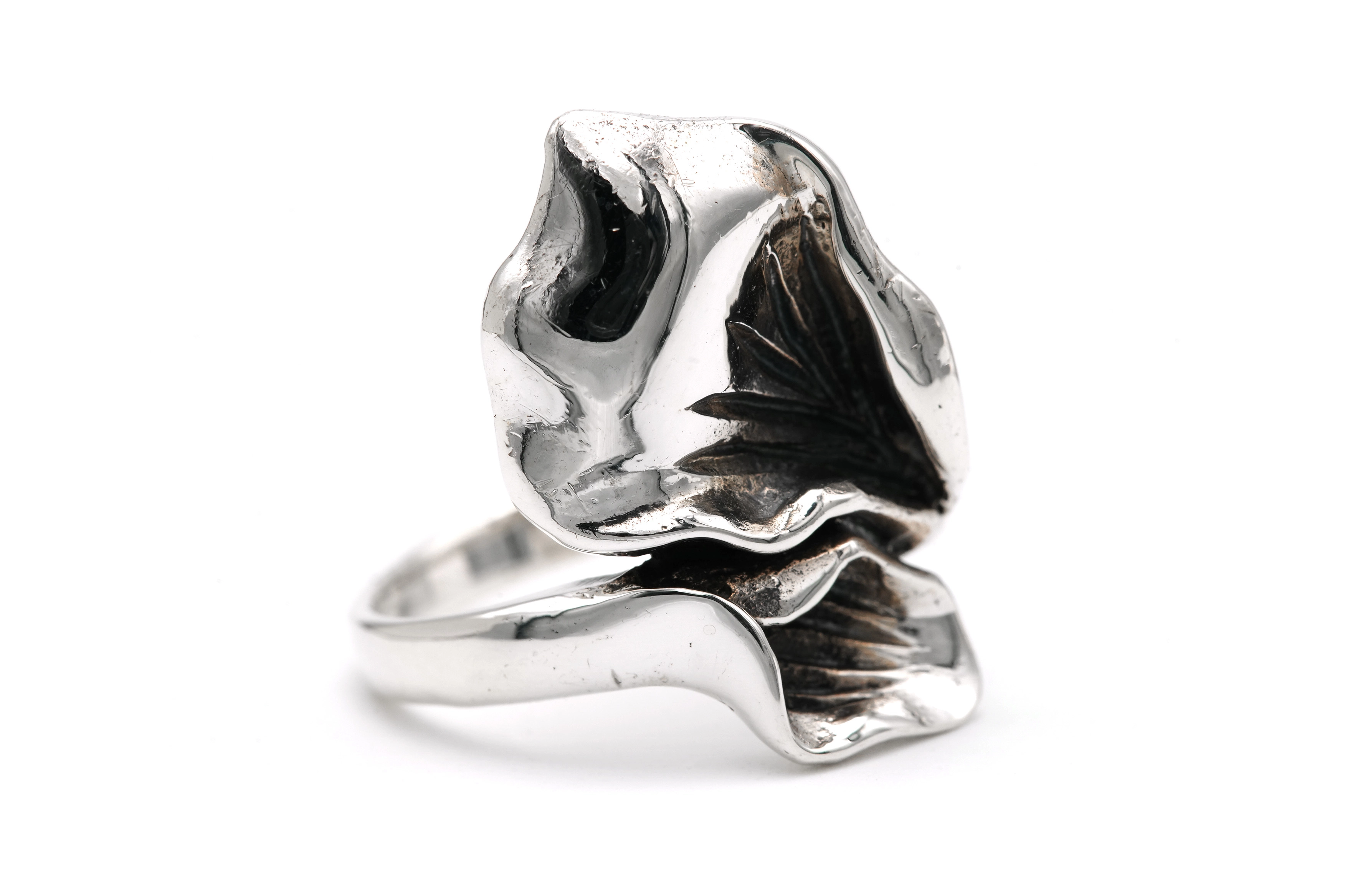 Bague contemporaine en argent 925