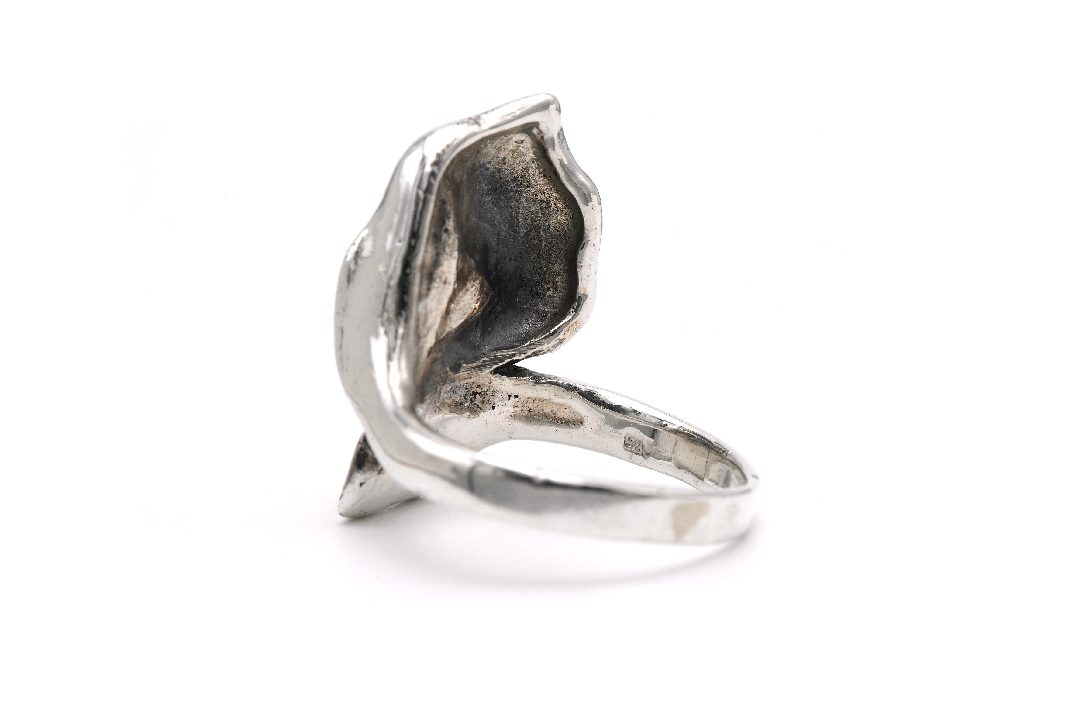 Bague contemporaine en argent 925