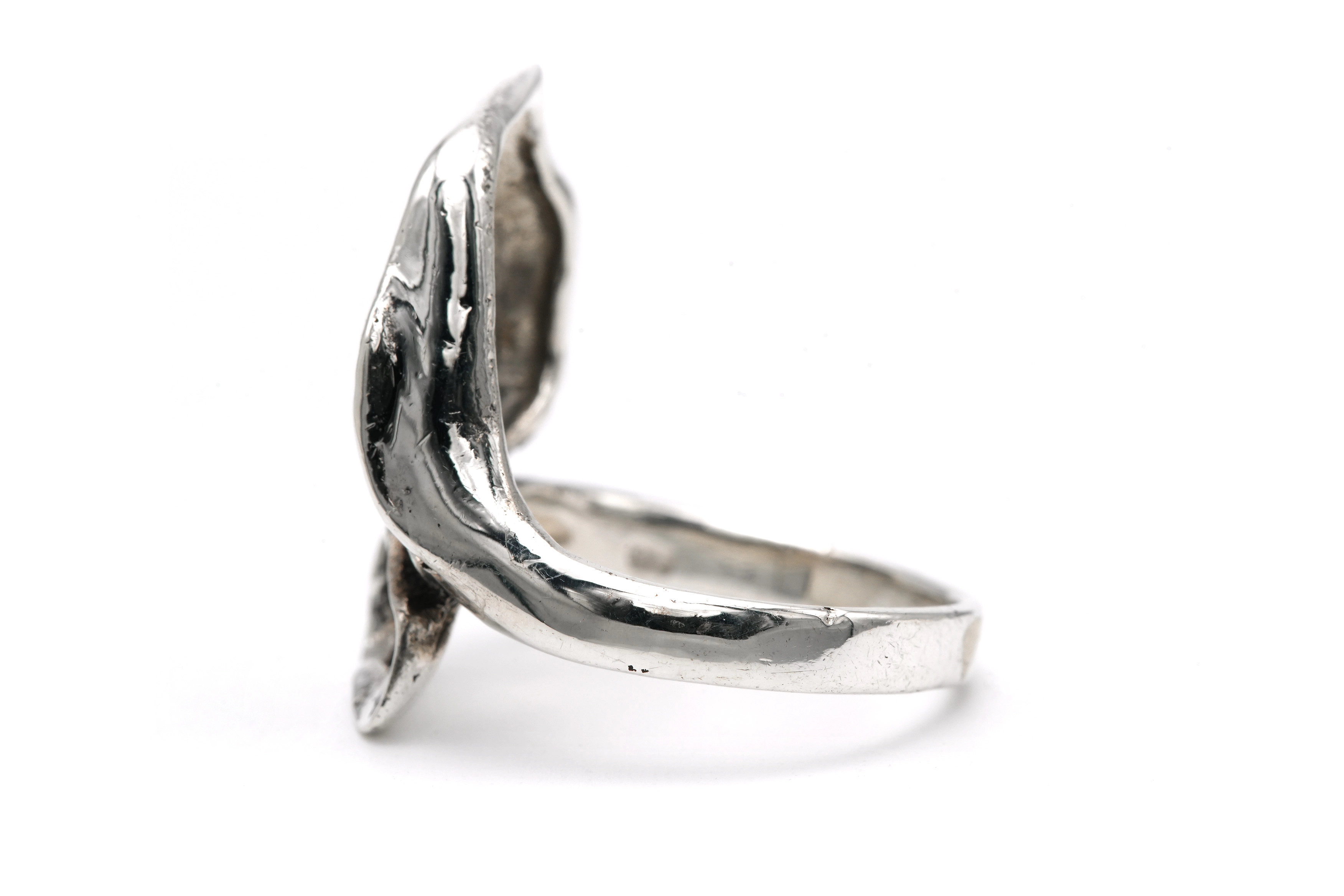 Bague contemporaine en argent 925