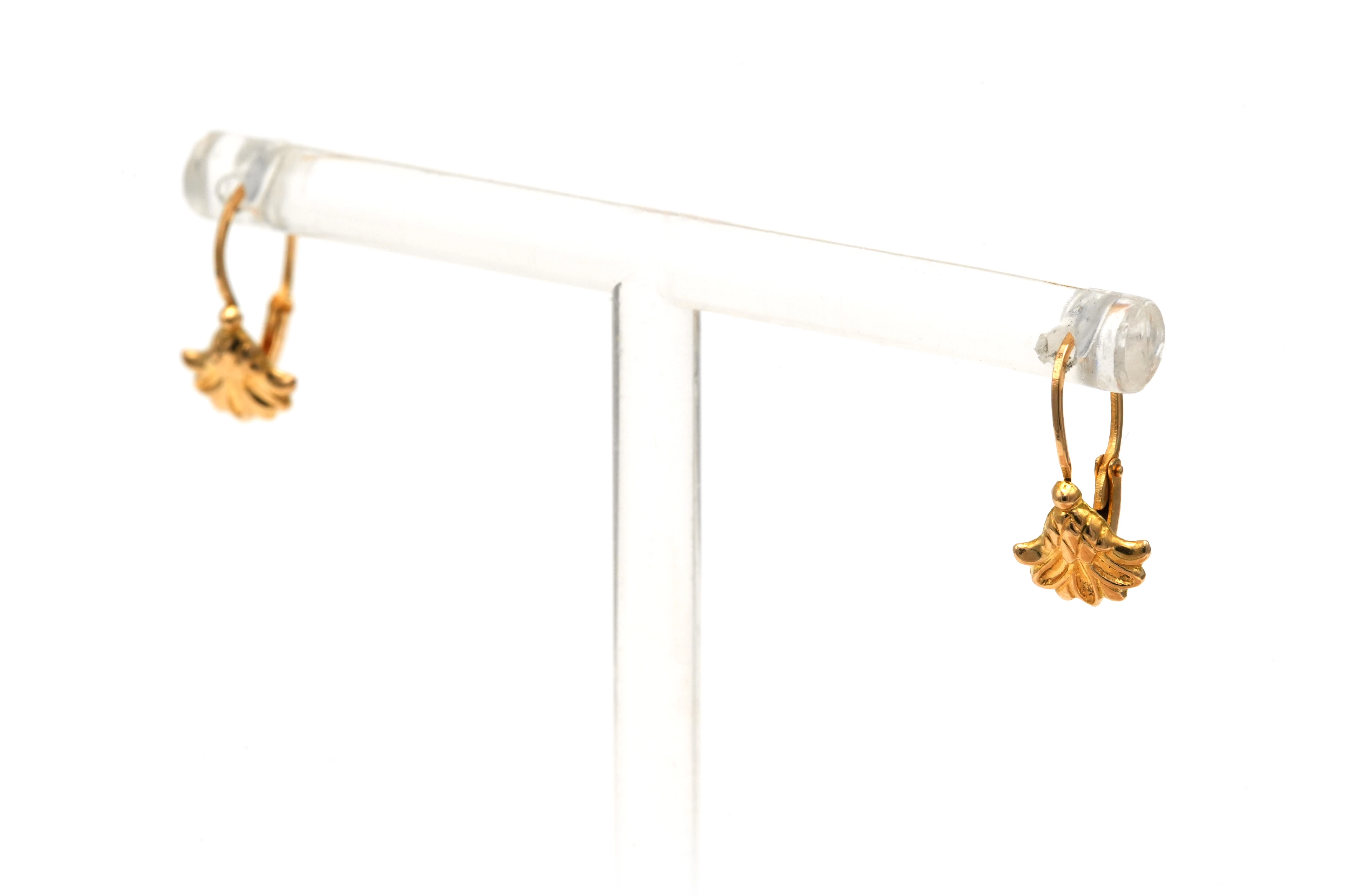 Boucles d'oreilles Art Déco en or jaune 18 carats - 3