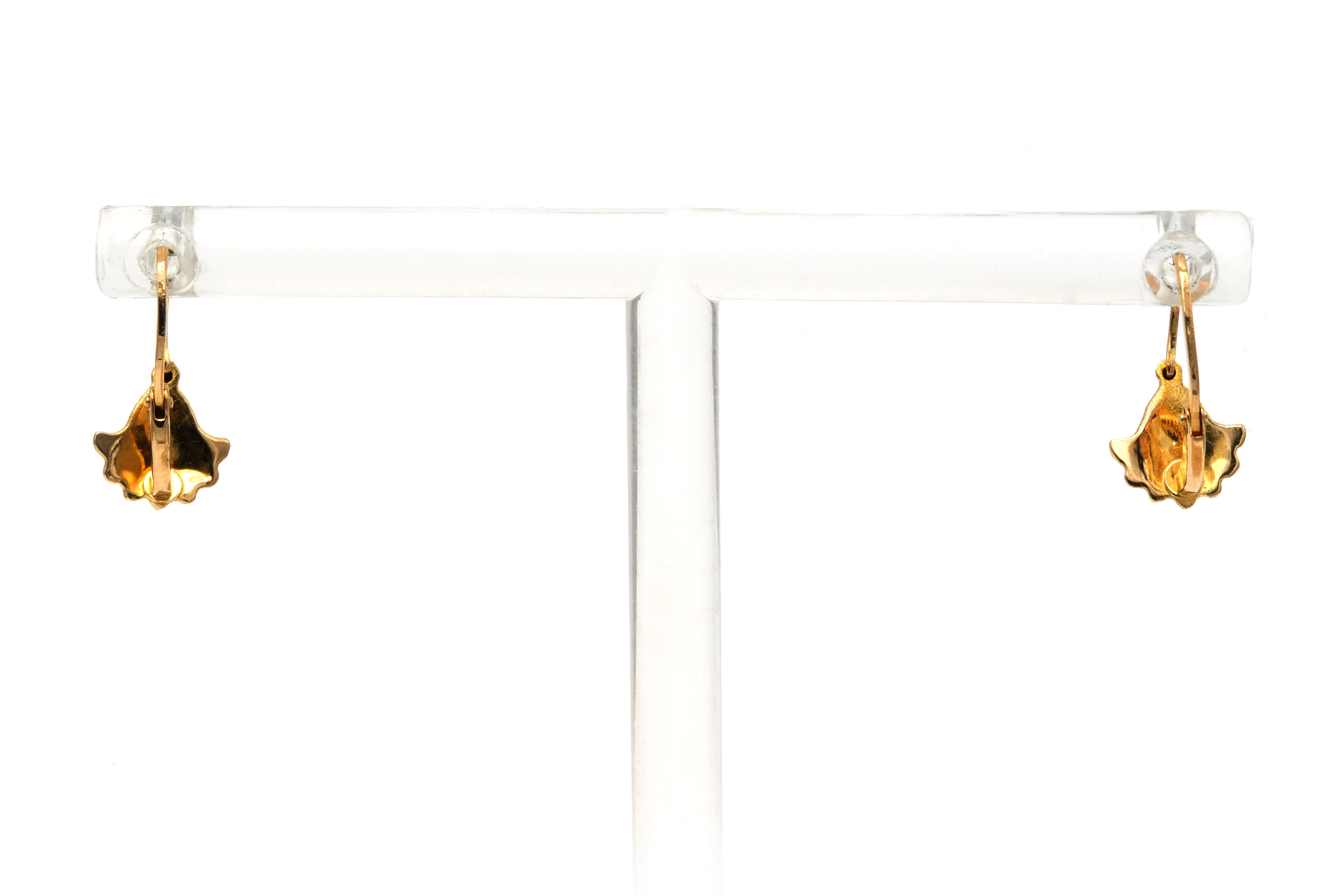 Boucles d'oreilles Art Déco en or jaune 18 carats - 5