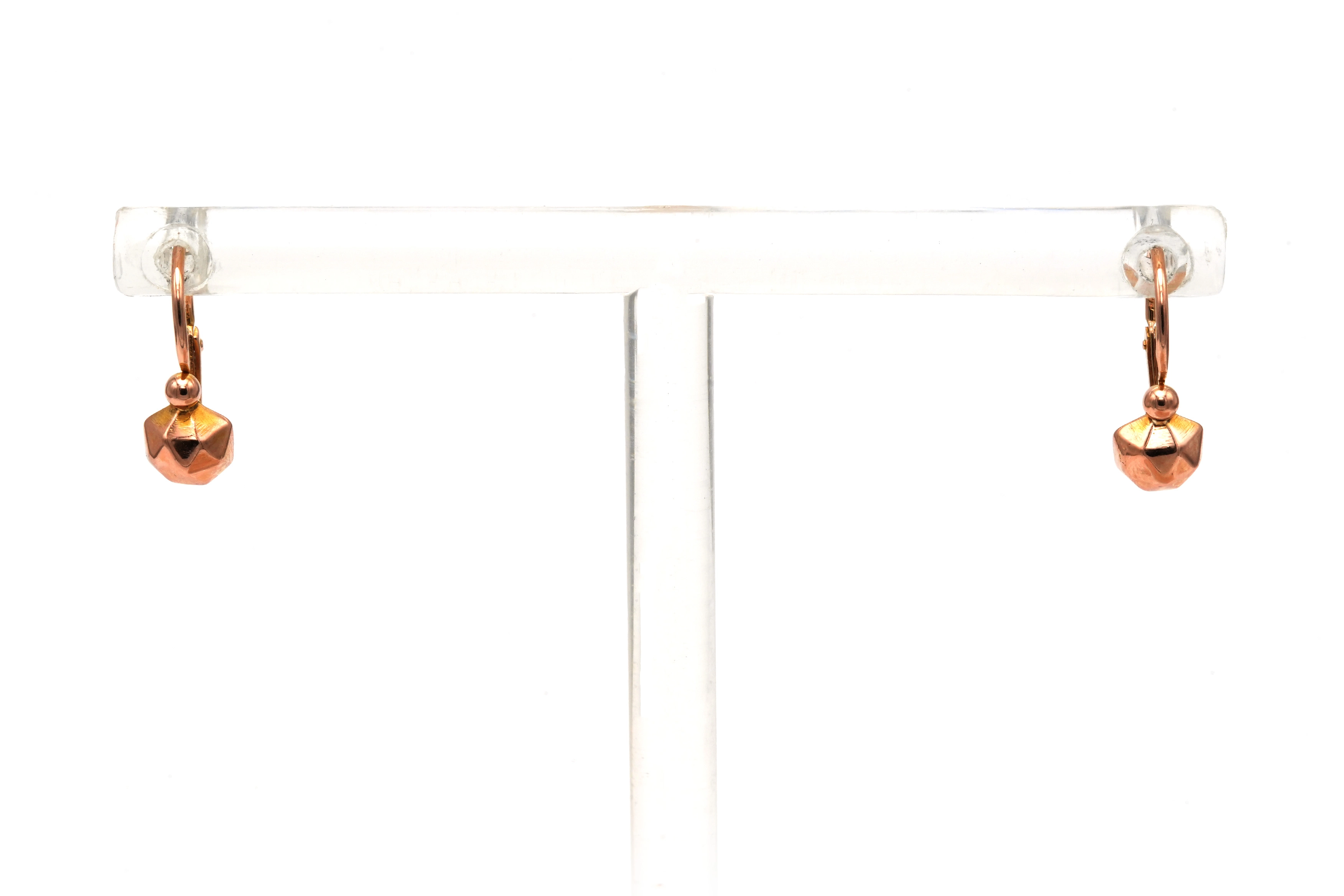 Boucles d'oreilles Art Déco en or jaune 18 carats - 2