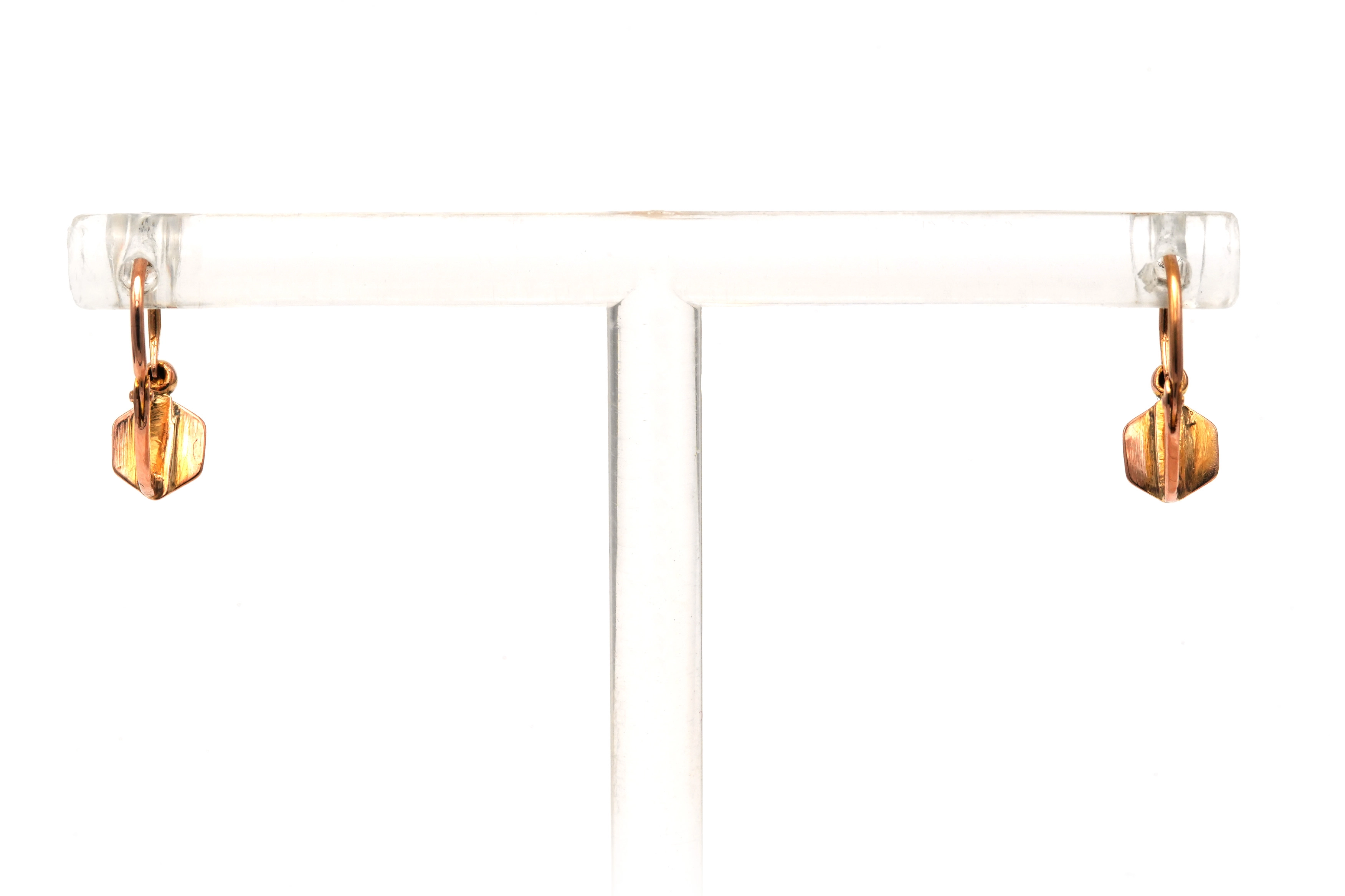 Boucles d'oreilles Art Déco en or jaune 18 carats - 5