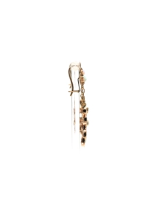 Boucles d'oreilles Art Déco en or jaune 9 carats serties d'opales - 1