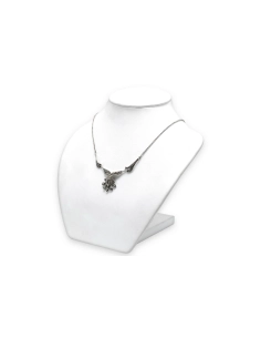 Collier Art Déco en argent serti de marcassites - 3