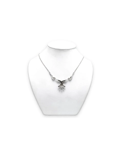 Collier Art Déco en argent serti de marcassites - 5