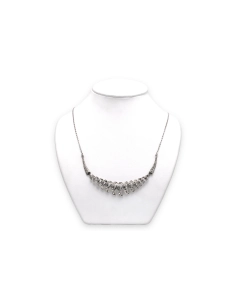 Collier Art Déco en argent serti de marcassites - 2