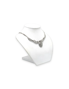 Collier Art Déco en argent serti de marcassites - 3