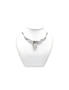 Collier Art Déco en argent serti de marcassites - 5