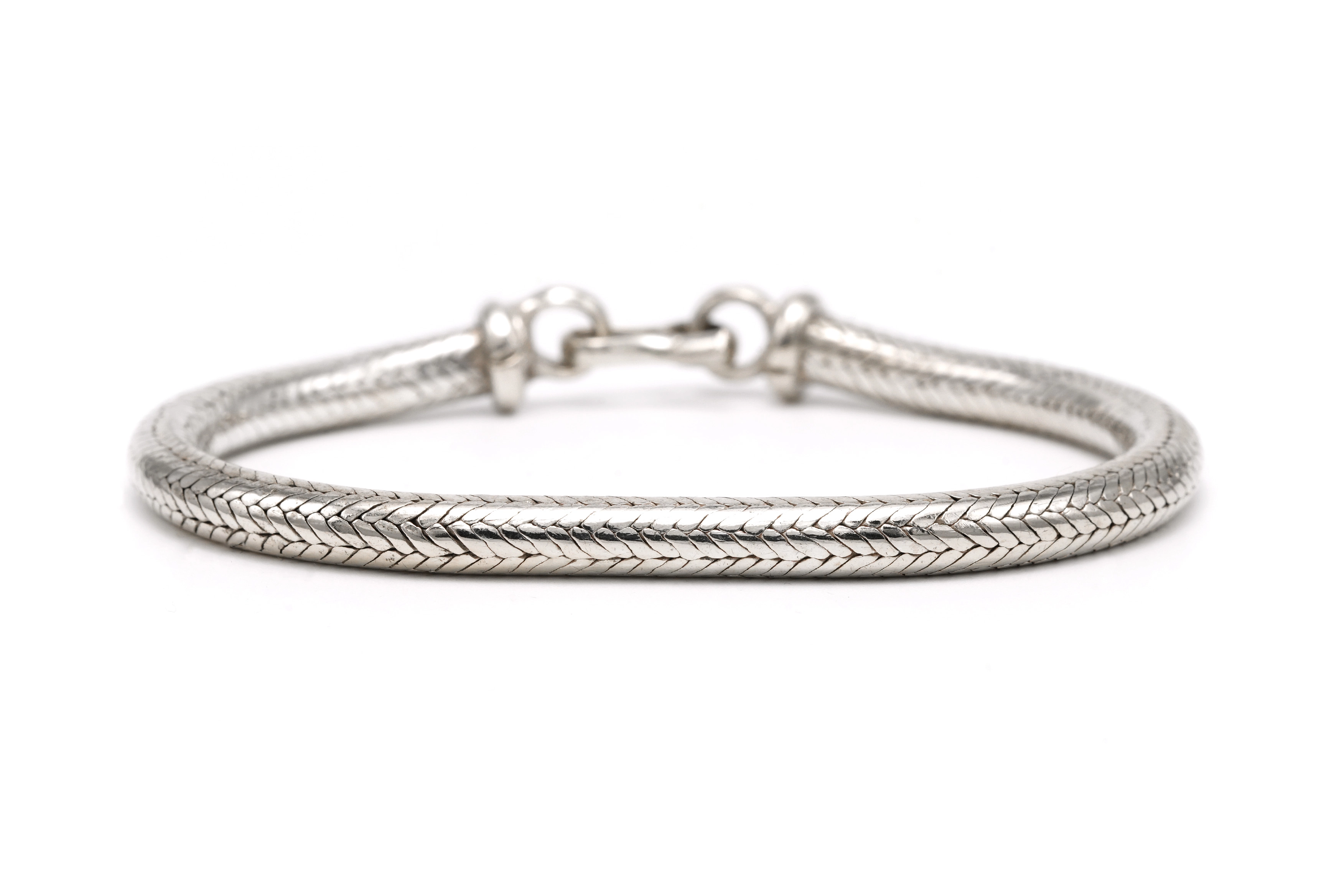 Bracelet contemporain en argent - 1