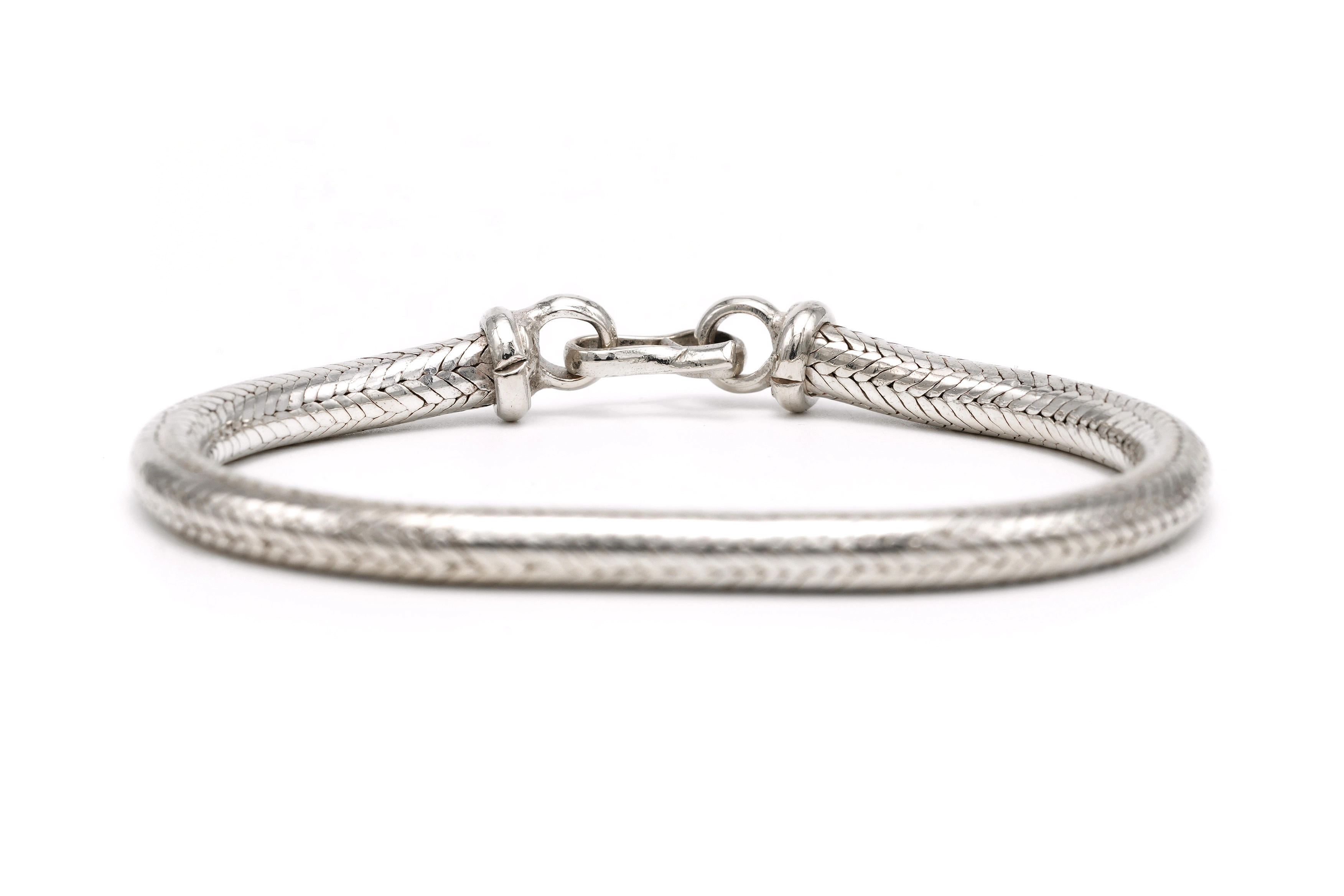 Bracelet contemporain en argent - 2