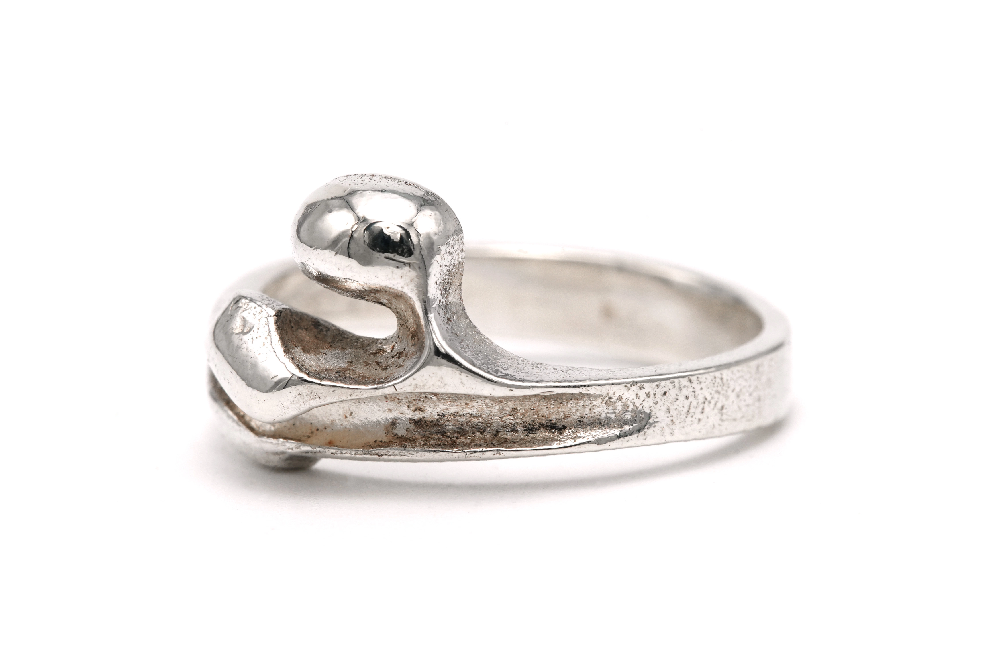 Bague Laponia années 70 en argent 925 - 2