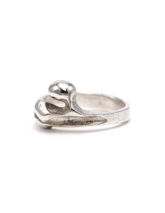 Bague Laponia années 70 en argent 925 - 2