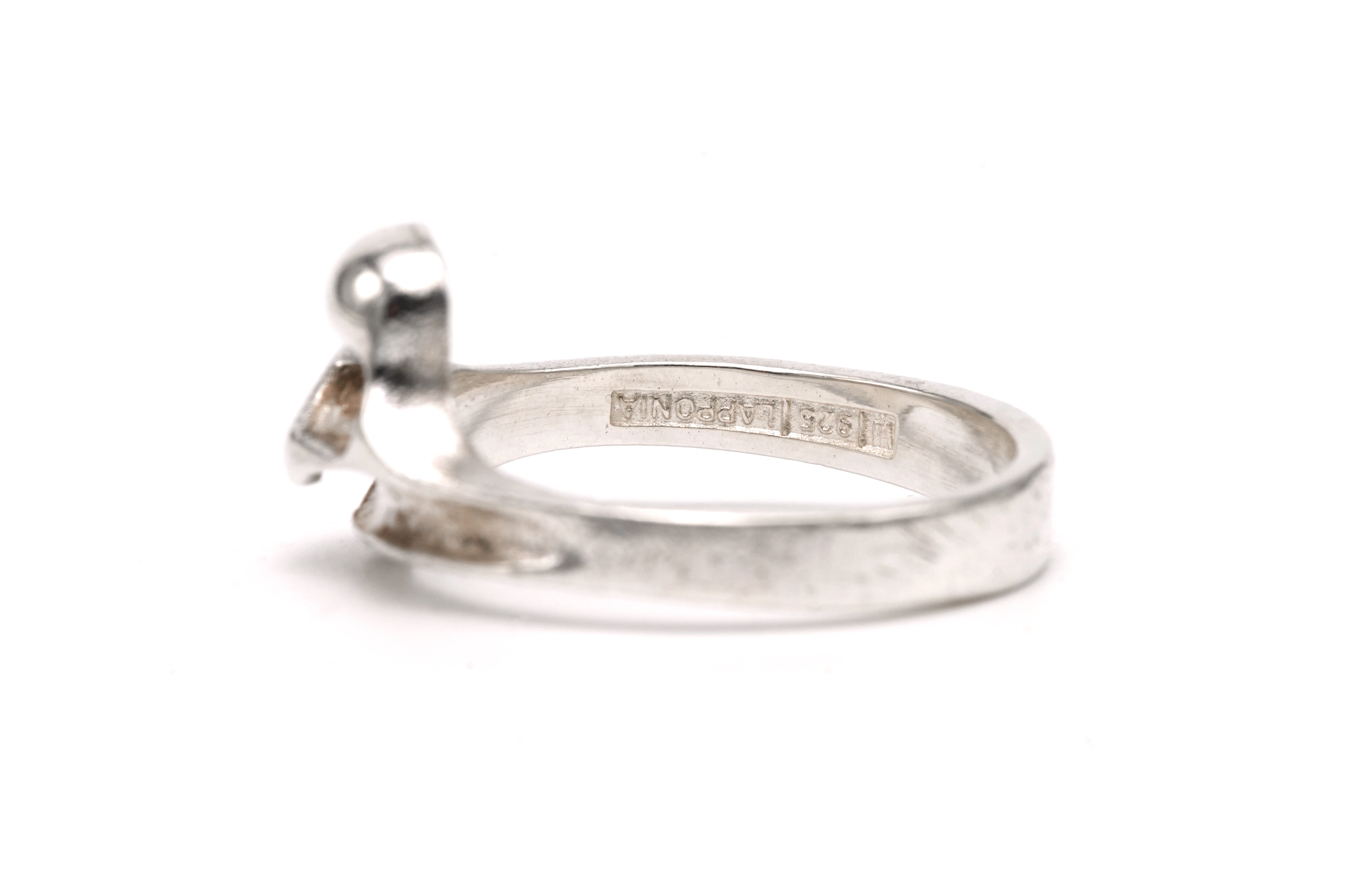 Bague Laponia années 70 en argent 925 - 4