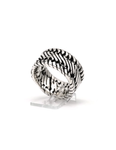 Bague contemporaine en argent 925 - 1