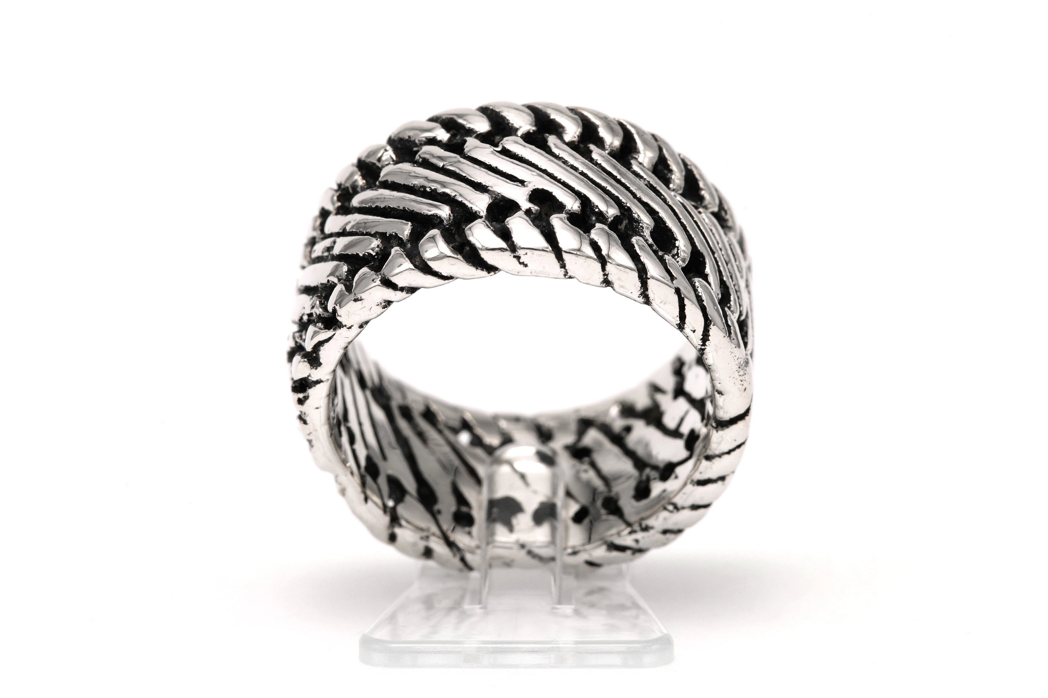 Bague contemporaine en argent 925 - 2