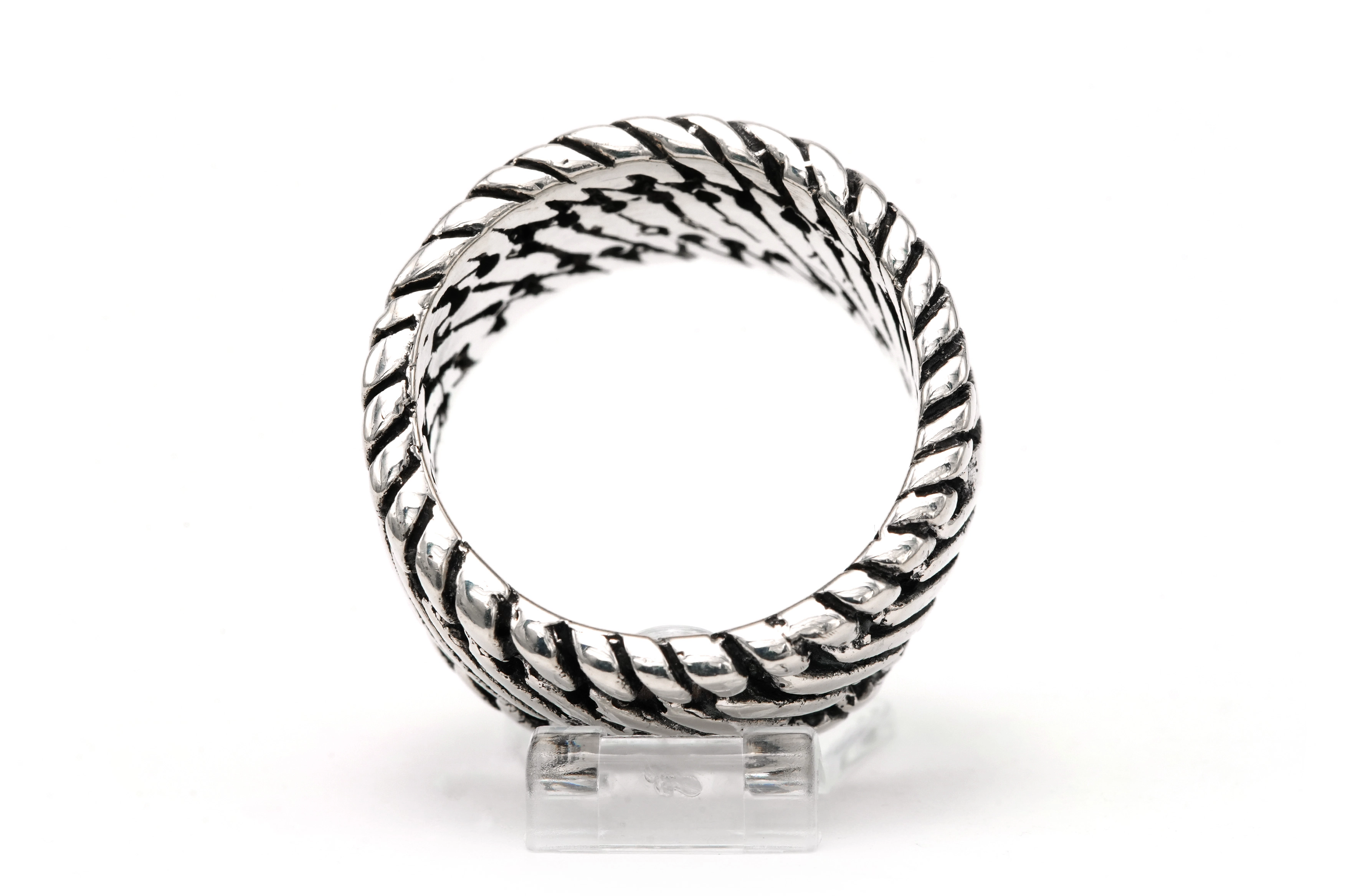 Bague contemporaine en argent 925 - 4