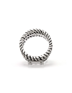 Bague contemporaine en argent 925 - 4
