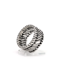 Bague contemporaine en argent 925 - 5
