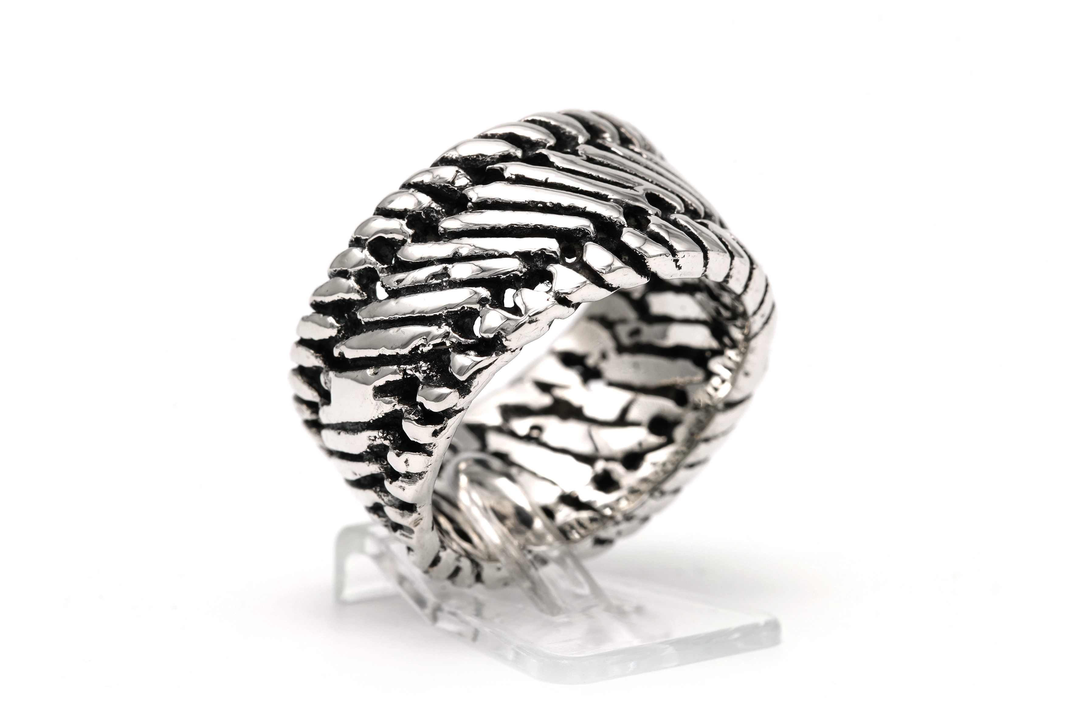 Bague contemporaine en argent 925 - 6