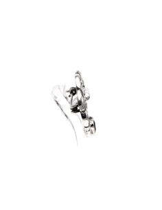 Broche contemporaine en argent 925 sertie d'un grenat - 5