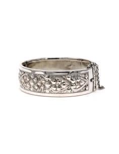 Bracelet Années 70 en argent - 2