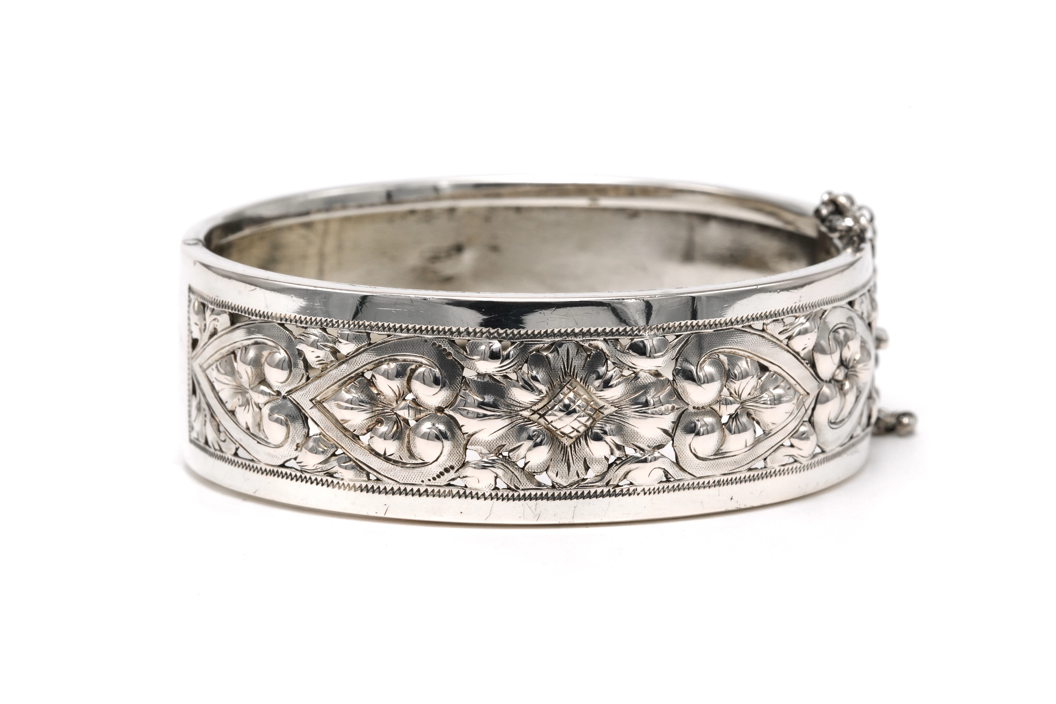 Bracelet Années 70 en argent - 1