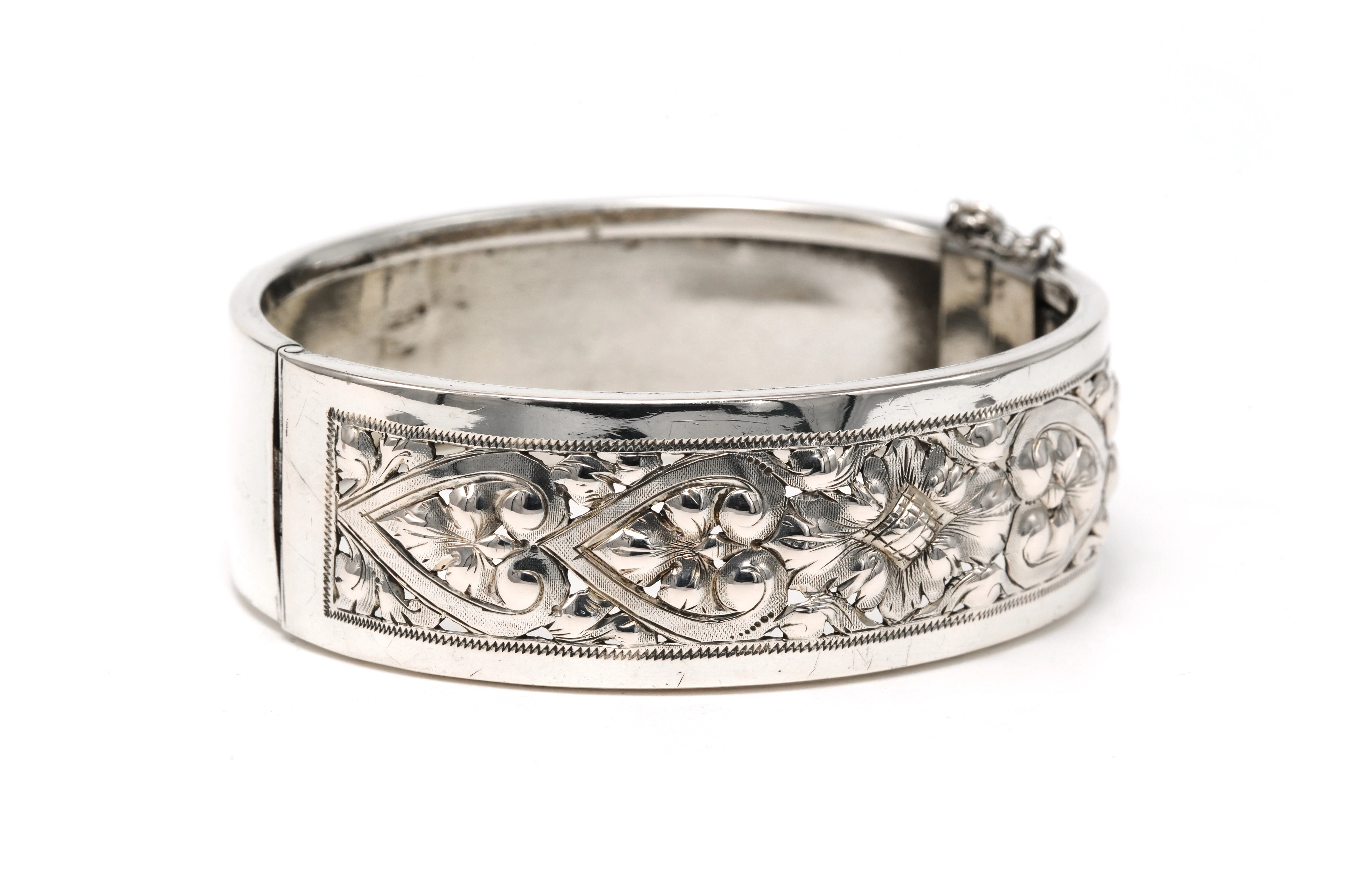 Bracelet Années 70 en argent - 6